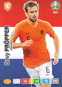 Davy Propper Netherlands Panini UEFA EURO 2020#235